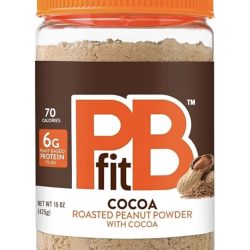 PBfit 15 Ounce Peanut Butter Powder Chocolate Flavor
